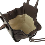 Loewe Hammock Drawstring Mini Brown Leather 2-Way Shoulder Bag — view 4
