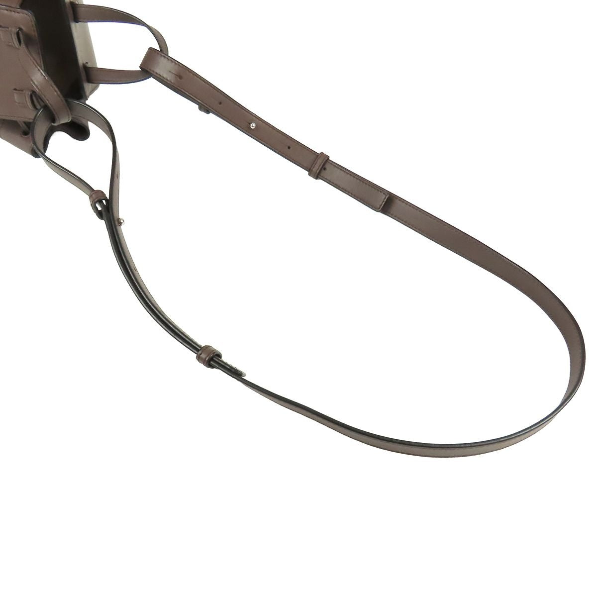 Loewe Hammock Drawstring Mini Brown Leather 2-Way Shoulder Bag — view 5