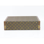 Louis Vuitton President Clasor Monogram Attache Case Handbag Brown — view 3