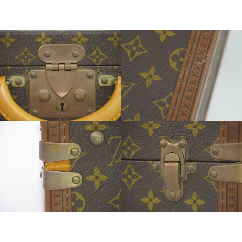 Louis Vuitton President Clasor Monogram Attache Case Handbag Brown — view 4