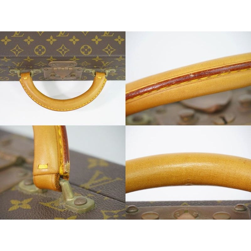 Louis Vuitton President Clasor Monogram Attache Case Handbag Brown — view 5