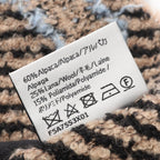 Loewe Scarf Wool Brown Gray Multicolor — view 4