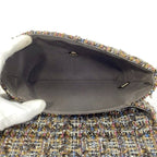 Chanel 2-Way Chain Shoulder Bag Brown — view 8