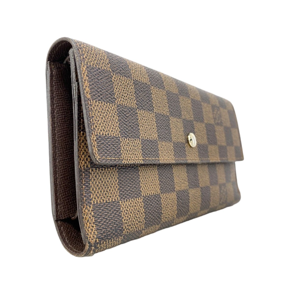 Louis Vuitton Trifold Wallet Damier Portefeuille International Ebene — view 2