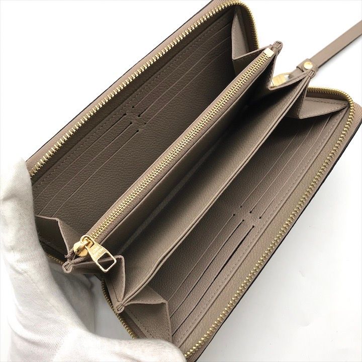 Louis Vuitton Empreinte Zippy Wallet Beige — view 7