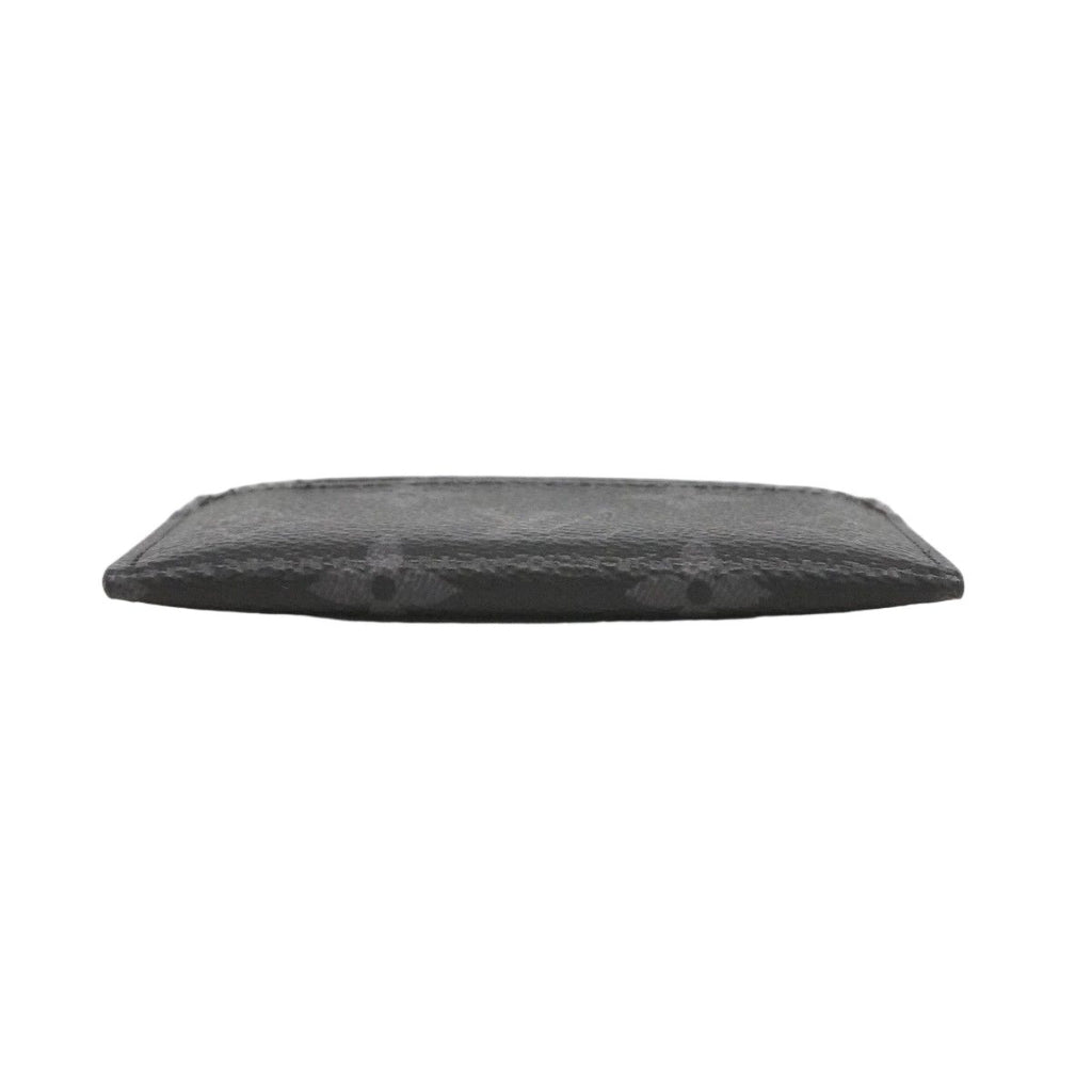 Louis Vuitton Card Case Monogram Eclipse Holder Double Black — view 2