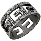 Gucci Arabesque Ring Silver