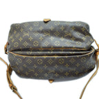 Louis Vuitton Shoulder Bag Saumur 35 Monogram Brown — view 5