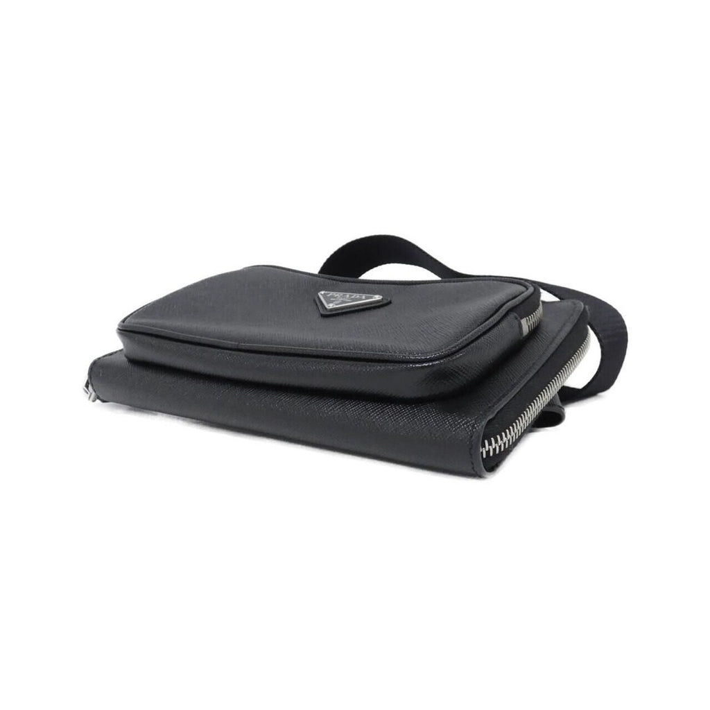 Prada Waist Bag Belt Bag Silver — view 3