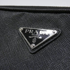 Prada Waist Bag Belt Bag Silver — view 4