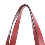 Celine Circle Logo Red Leather Tote Shoulder Handbag — view 2