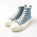 Louis Vuitton Stellar Line Sneakers Size 36.5 High Cut Denim Monogram