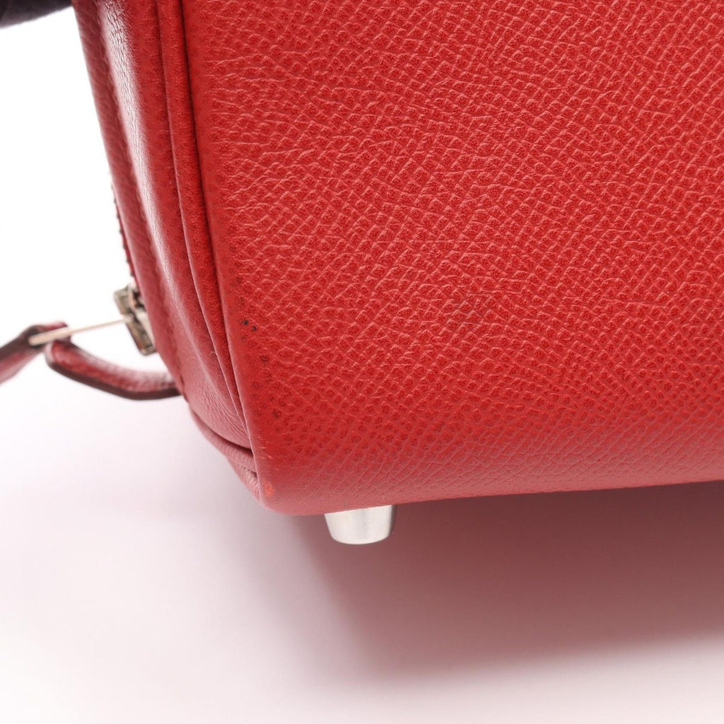 Hermes Handbag Sac Anvie 26 Rouge Garance Leather — view 8