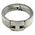 Hermes Cles Silver Ring