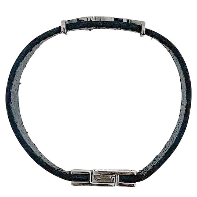 Saint Laurent Bracelet Black Cassandra Leather — view 7