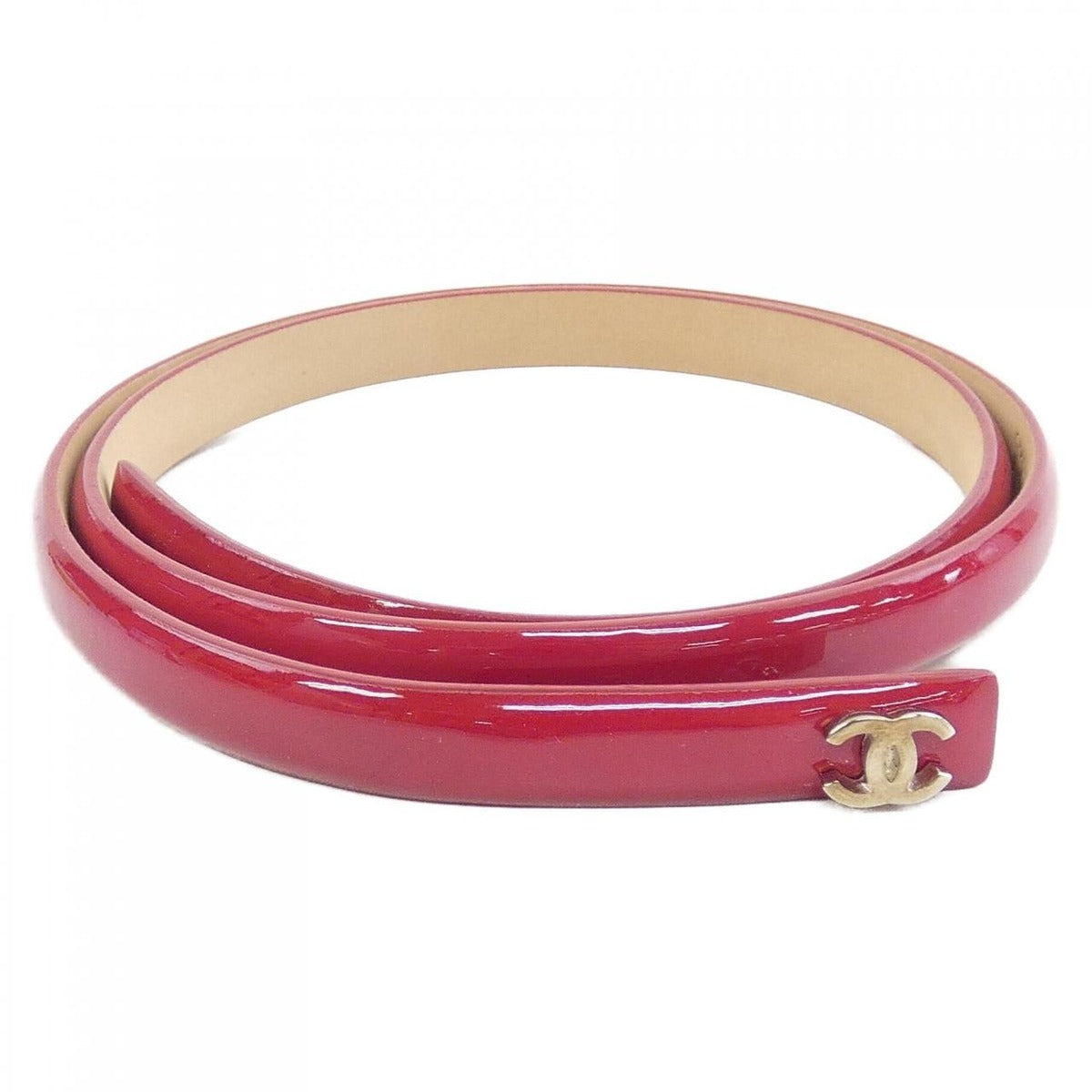 Chanel Red Belt