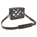 Louis Vuitton Slim Soft Trunk Monogram Chess Canvas Brown — view 7