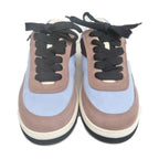 Chanel Size 38 Suede Light Blue Dark Pink Brown — view 3