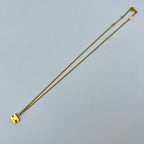 Celine Necklace Gold Triomphe Pattern Vintage — view 3