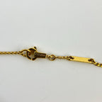 Celine Necklace Gold Triomphe Pattern Vintage — view 8