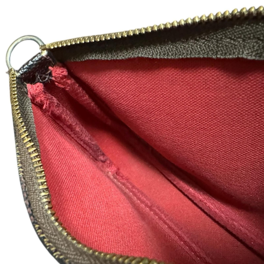 Louis Vuitton Mini Pochette Damier Pouch Canvas — view 8