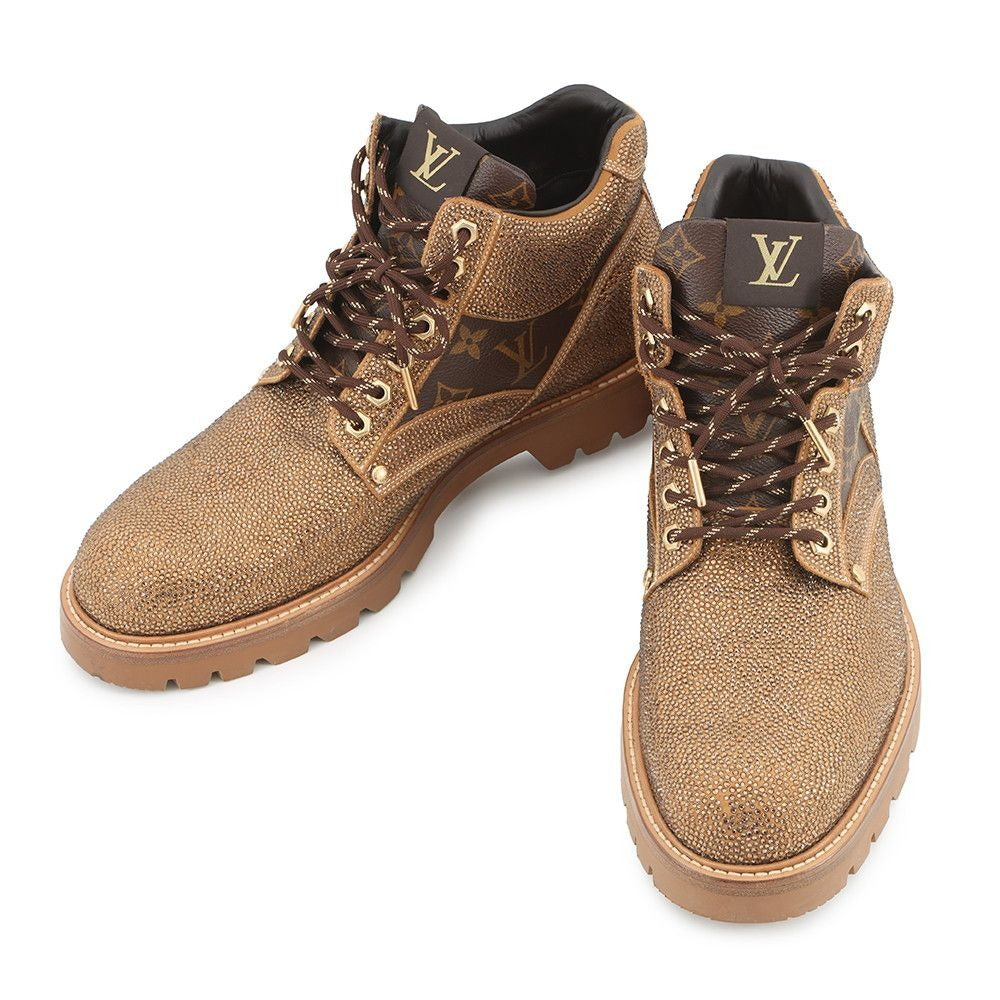 Louis Vuitton Boots Monogram Obercaun Phlain Ankle Leather