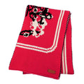 Hermes Muffler Brid Dougala Red 100% Cashmere Accessories Scarf
