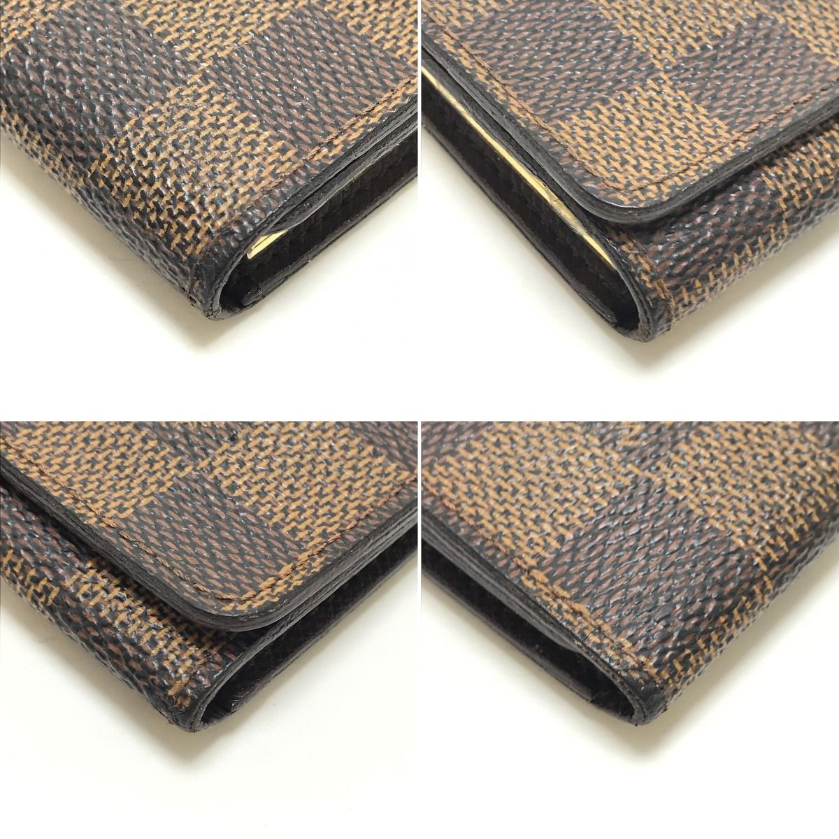 Louis Vuitton Key Case Damier Multicles 4 with Initials — view 3