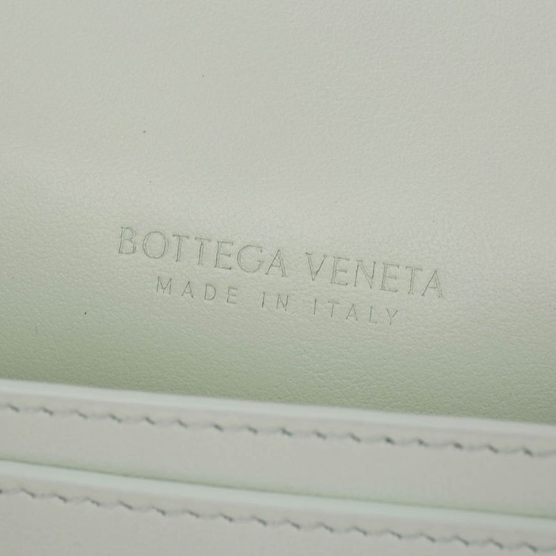 Bottega Veneta Business Card Case Ecru Glacier — view 8