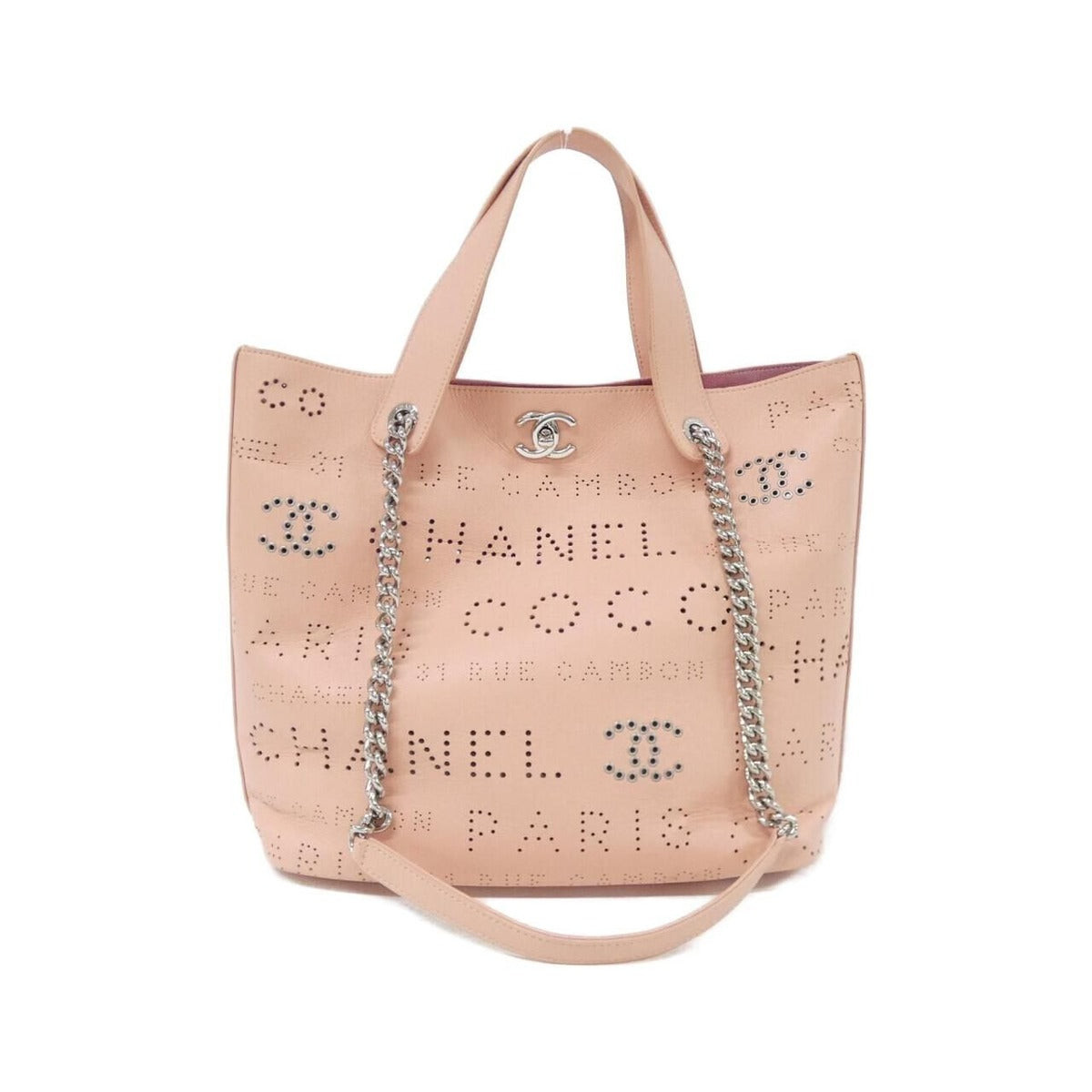Chanel Bag Tweed Pink