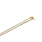 Christian Dior Vintage Rhinestone Crystal Round Necklace Gold Plated — view 9