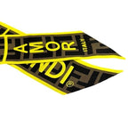 Fendi Ribbon Scarf Flappy Yellow Khaki Green Zucca — view 5