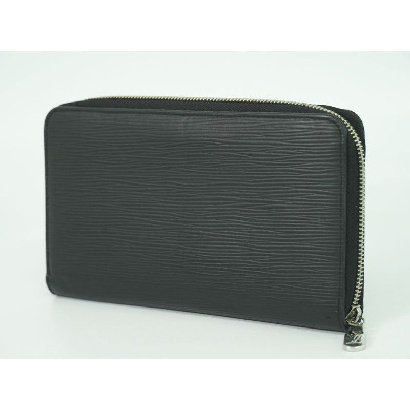 Louis Vuitton Zippy Organizer Epi Leather Long Wallet Noir Black — view 2