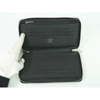 Louis Vuitton Zippy Organizer Epi Leather Long Wallet Noir Black — view 7