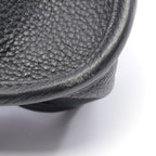 Prada Shoulder Bag Vitello Daino Soft Black Leather Canvas — view 6