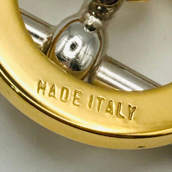 Celine Circle Logo Necklace Gold — view 6
