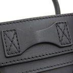 Celine Luggage Micro Shopper Handbag — view 6