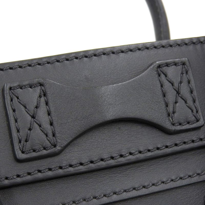 Celine Luggage Micro Shopper Handbag — view 6