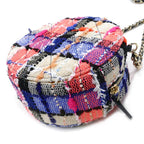 Chanel Round Mini Classic Chain Shoulder Bag Multicolor Ap0245 Tweed Multi — view 2