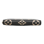 Louis Vuitton Wallet Monogram Empreinte Bicolor Zippy Black Beige — view 2