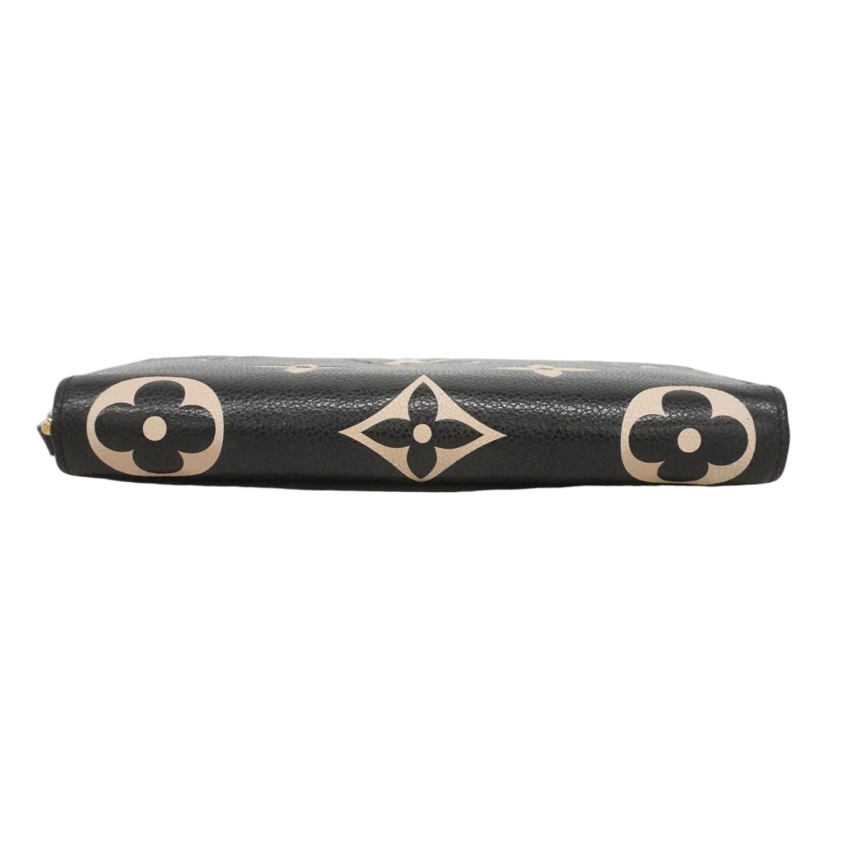 Louis Vuitton Wallet Monogram Empreinte Bicolor Zippy Black Beige — view 2