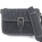 Dior Homme 2 Yky Canvas Leather 8 Buckle Oblique All Over Pattern