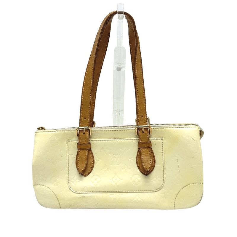 Louis Vuitton Handbag Rosewood Avenue Monogram Vernis Canvas Pe Lou White — view 2