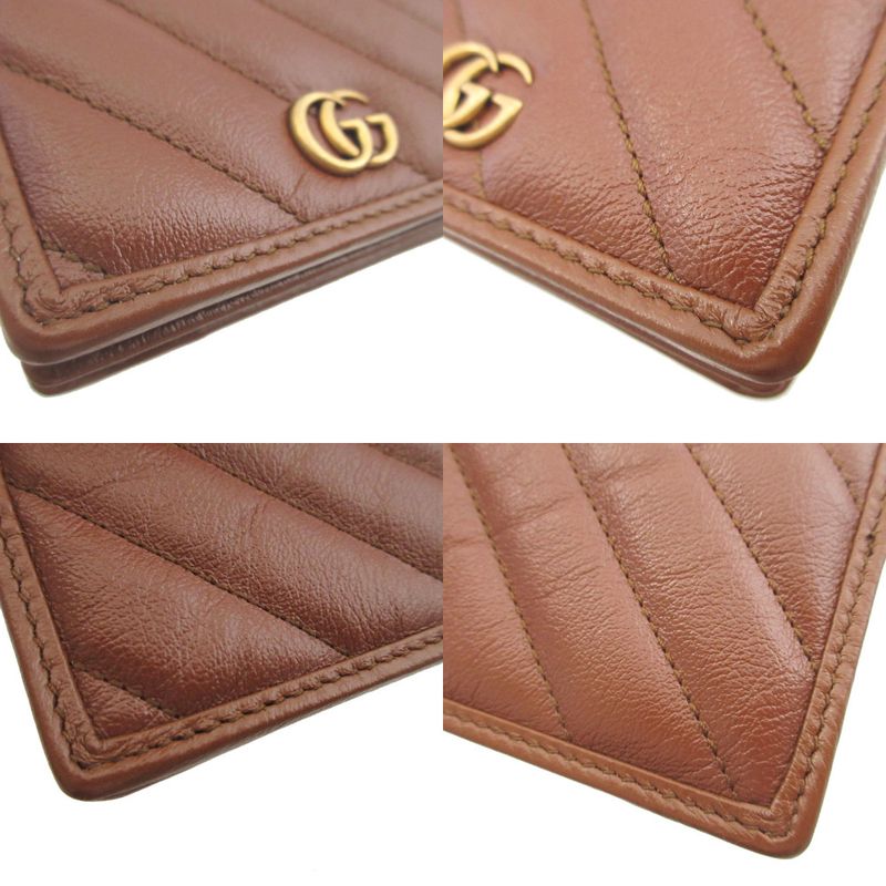 Gucci Leather Brown Bifold Wallet 0584 — view 7
