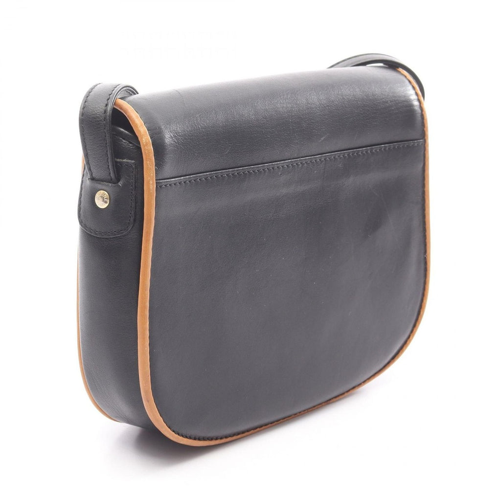 Celine Shoulder Bag Black Leather Macadam B — view 2