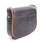 Celine Shoulder Bag Black Leather Macadam B — view 2