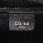 Celine Shoulder Bag Black Leather Macadam B — view 4