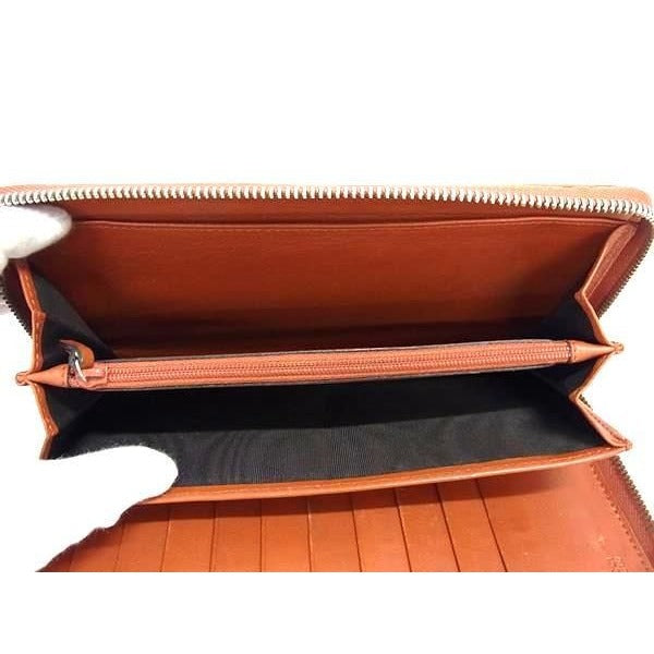 Gucci Long Wallet Micro Guccissima Organizer Brown Leather Round — view 4