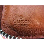 Gucci Long Wallet Micro Guccissima Organizer Brown Leather Round — view 6