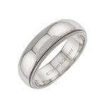 Tiffany & Co Milgray Ring Pt Platinum Together Milgrain